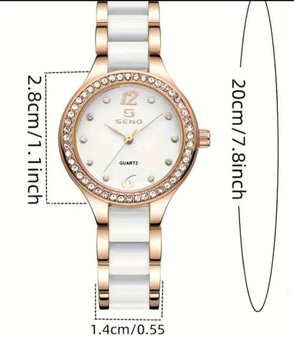 SENO elegant women's quartz watch