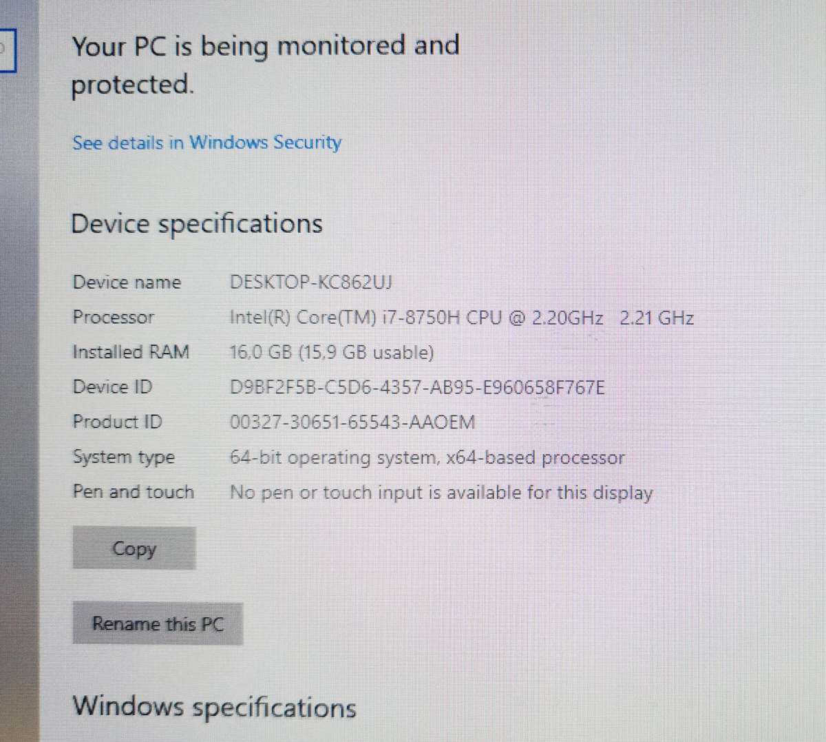 HP Omen 17 inch Gaming Laptop