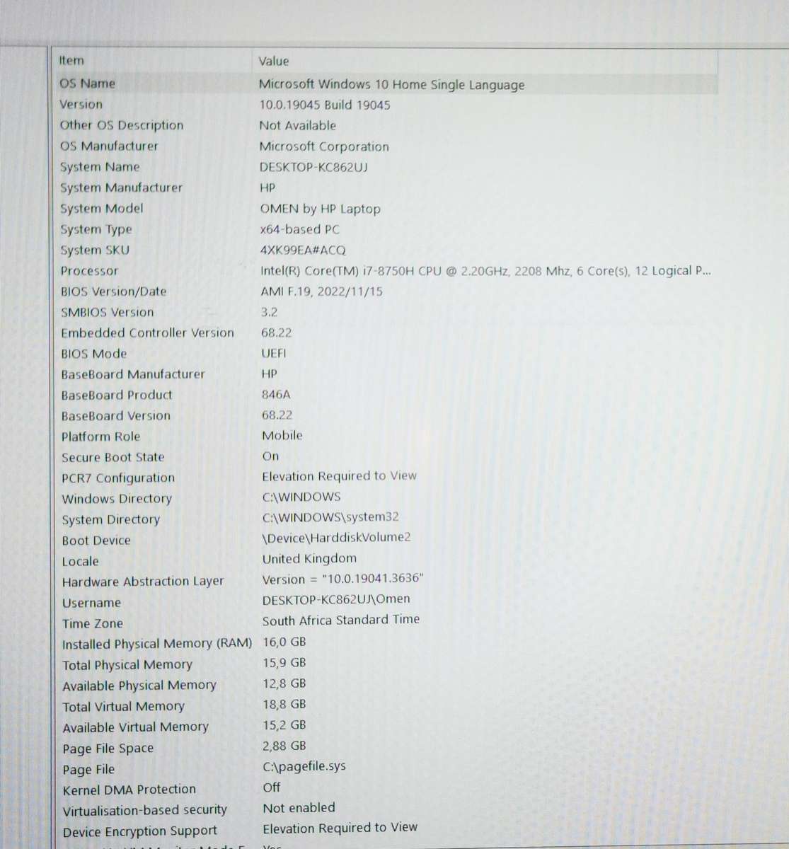 HP Omen 17 inch Gaming Laptop