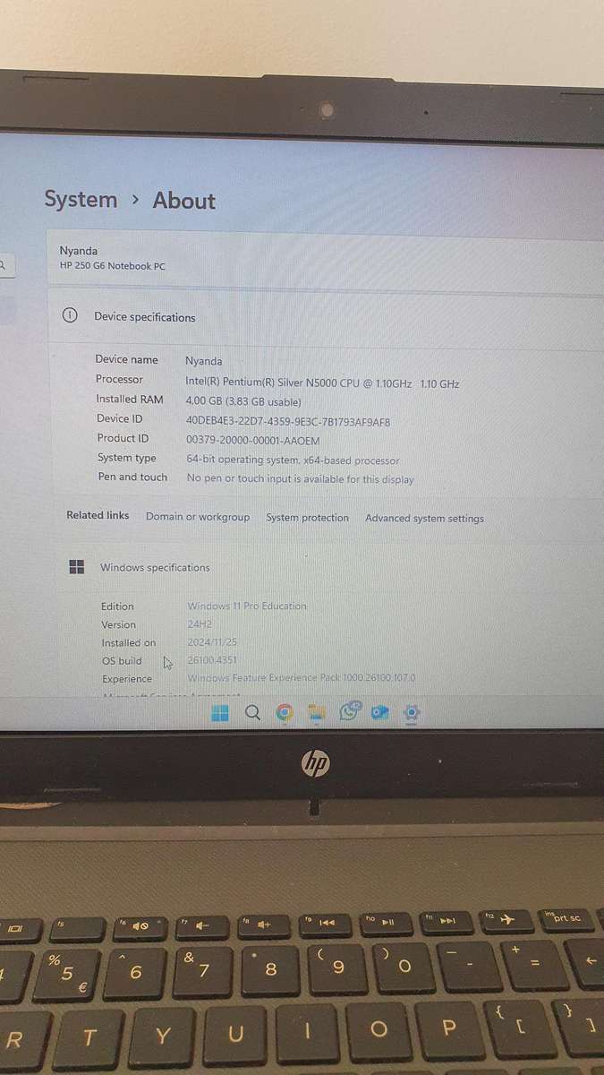 Hp 250 G6 Laptop