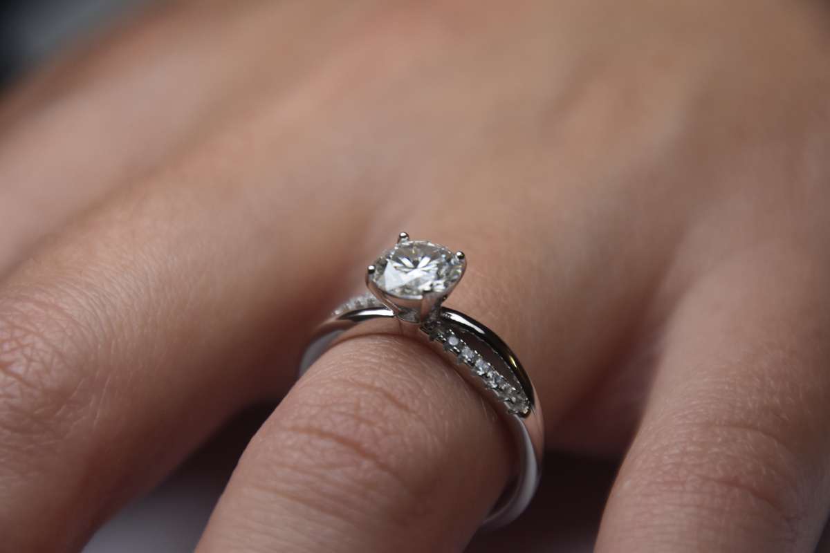 Engagement Ring with Certificate of Authenticity