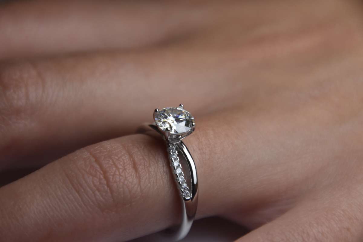 Engagement Ring with Certificate of Authenticity