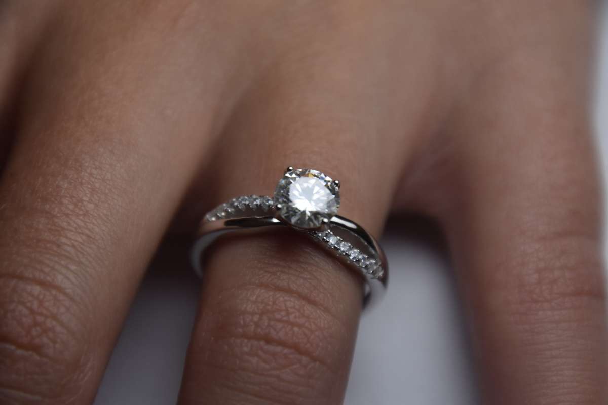 Engagement Ring with Certificate of Authenticity