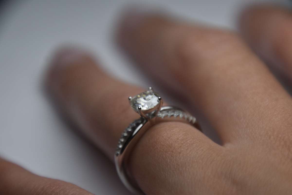 Engagement Ring with Certificate of Authenticity