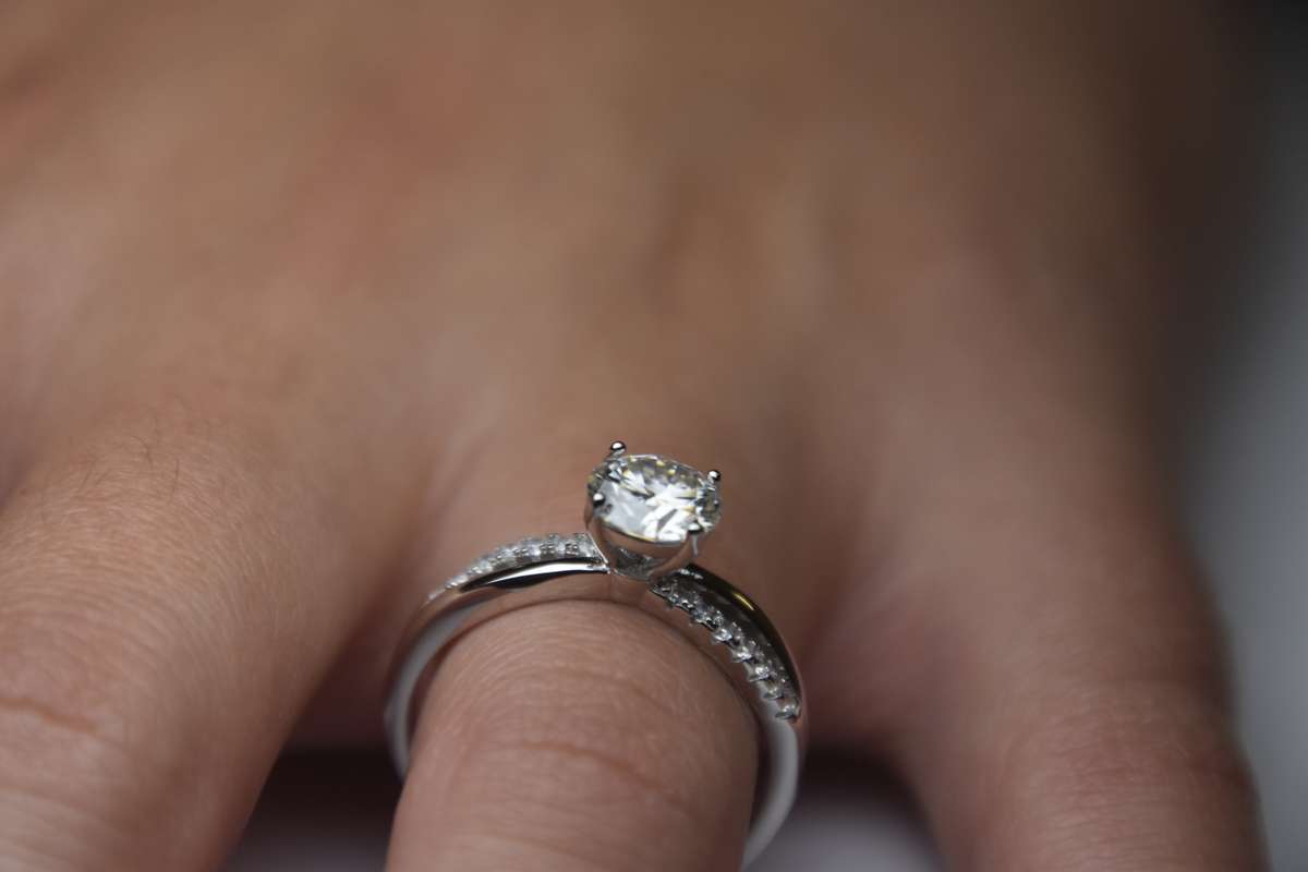 Engagement Ring with Certificate of Authenticity