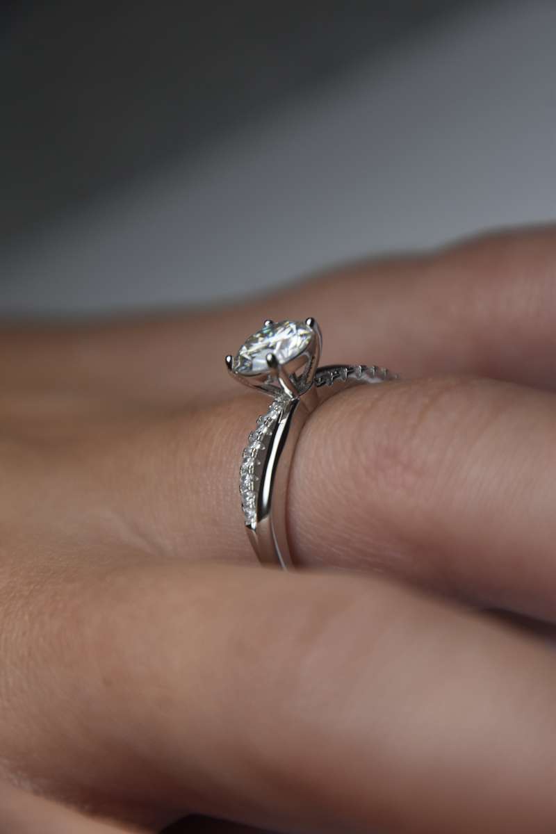 Engagement Ring with Certificate of Authenticity