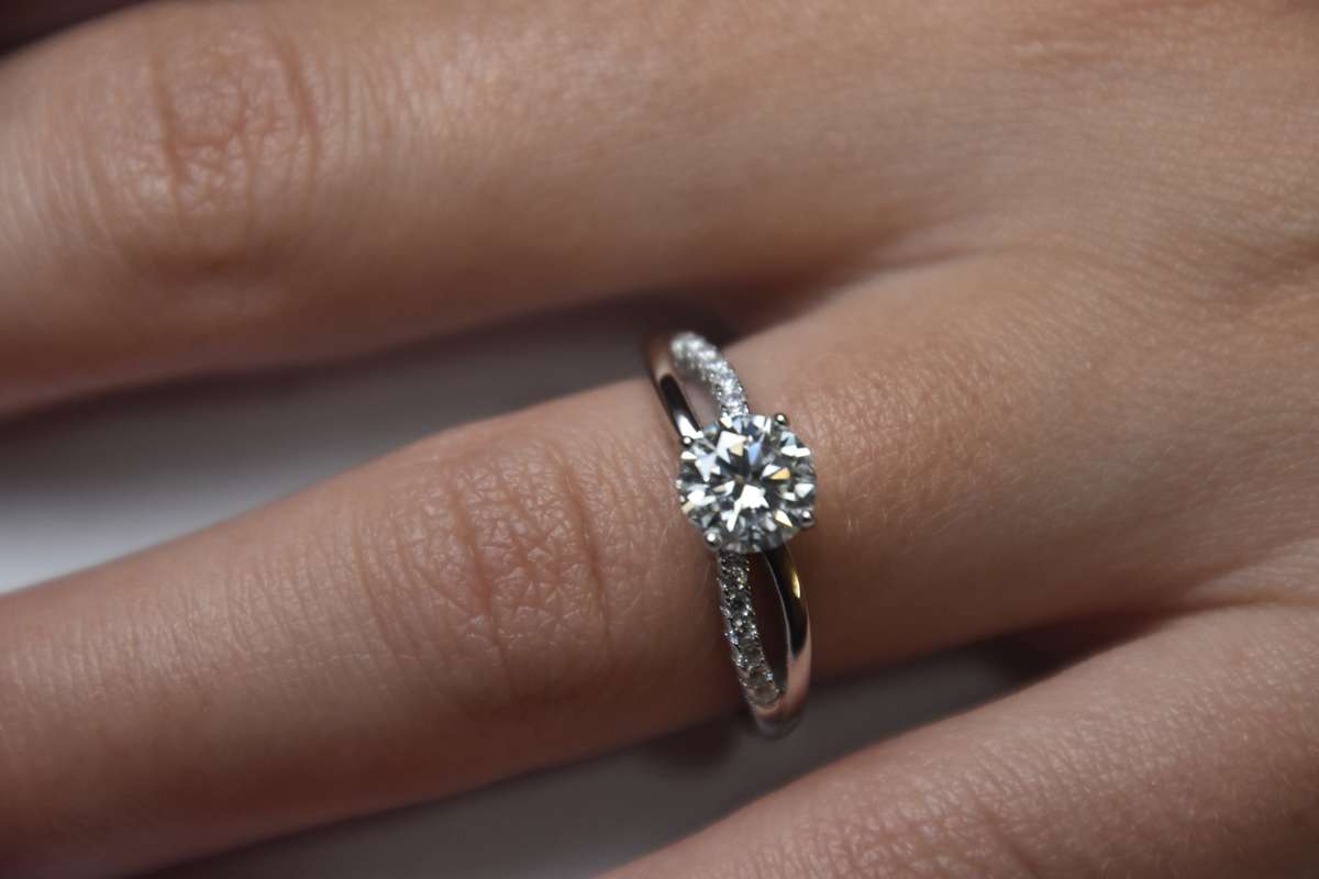 Engagement Ring with Certificate of Authenticity