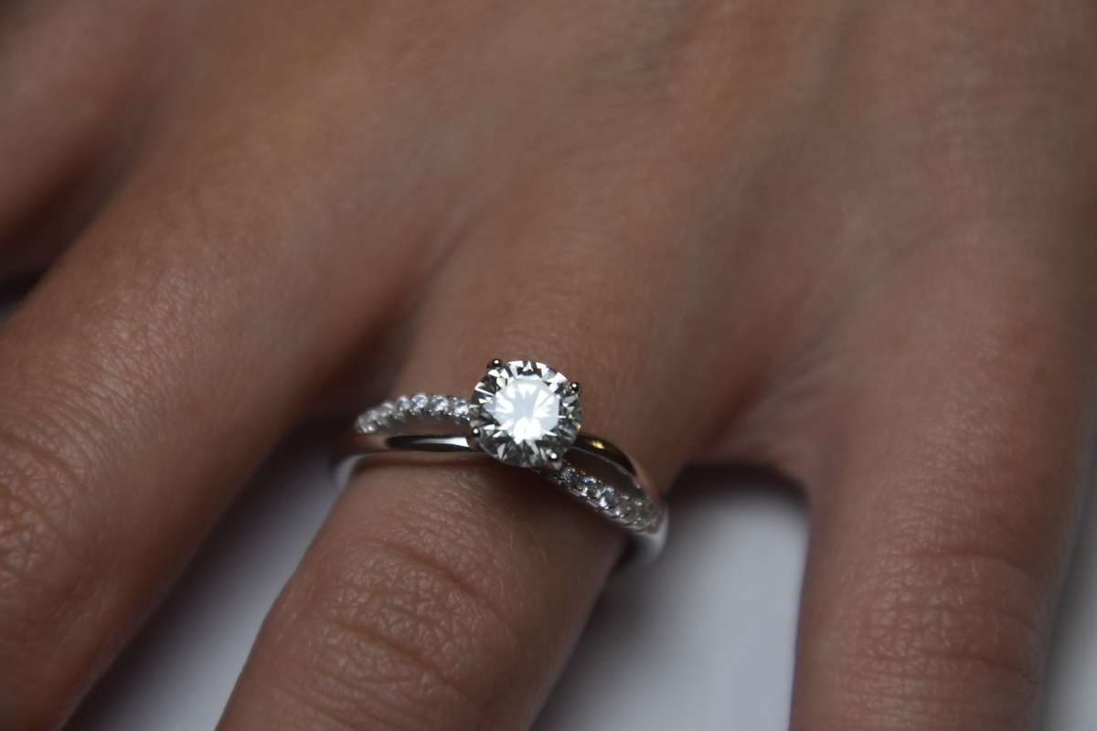 Engagement Ring with Certificate of Authenticity