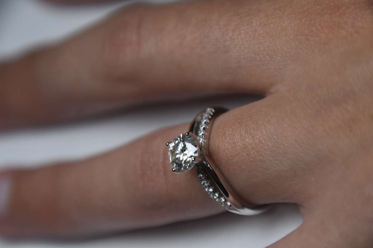 Engagement Ring with Certificate of Authenticity