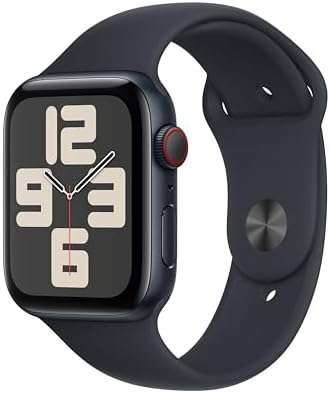 Apple Watch SE (2nd Gen) 44mm Midnight Aluminum GPS + Cellular - Stay Connected, Stay Active