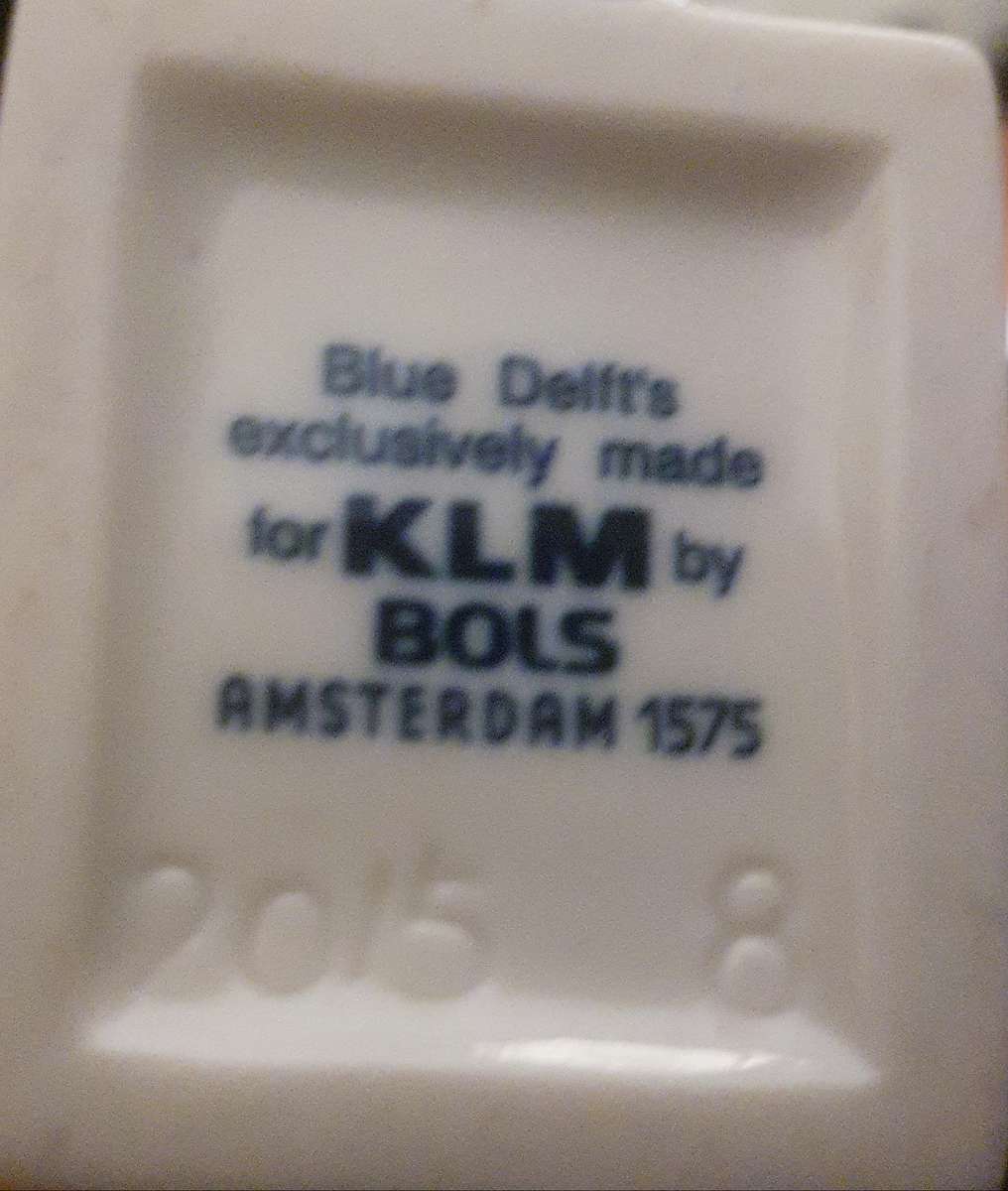 DELFT NO 08 Miniature Houses 2015 KLM Blue Delft