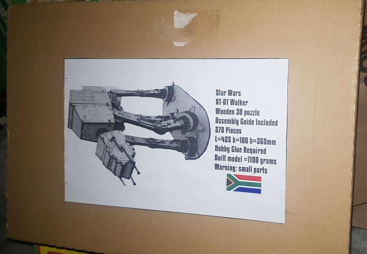 Star Wars AT-AT Star Wars Walker 3D Wooden Star Wars Puzzle