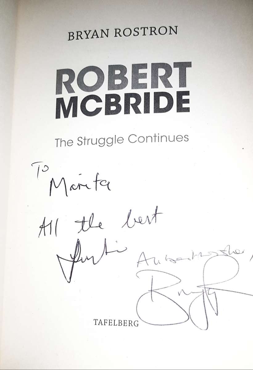 McBride: The Struggle Continues' by Bryan Rostron