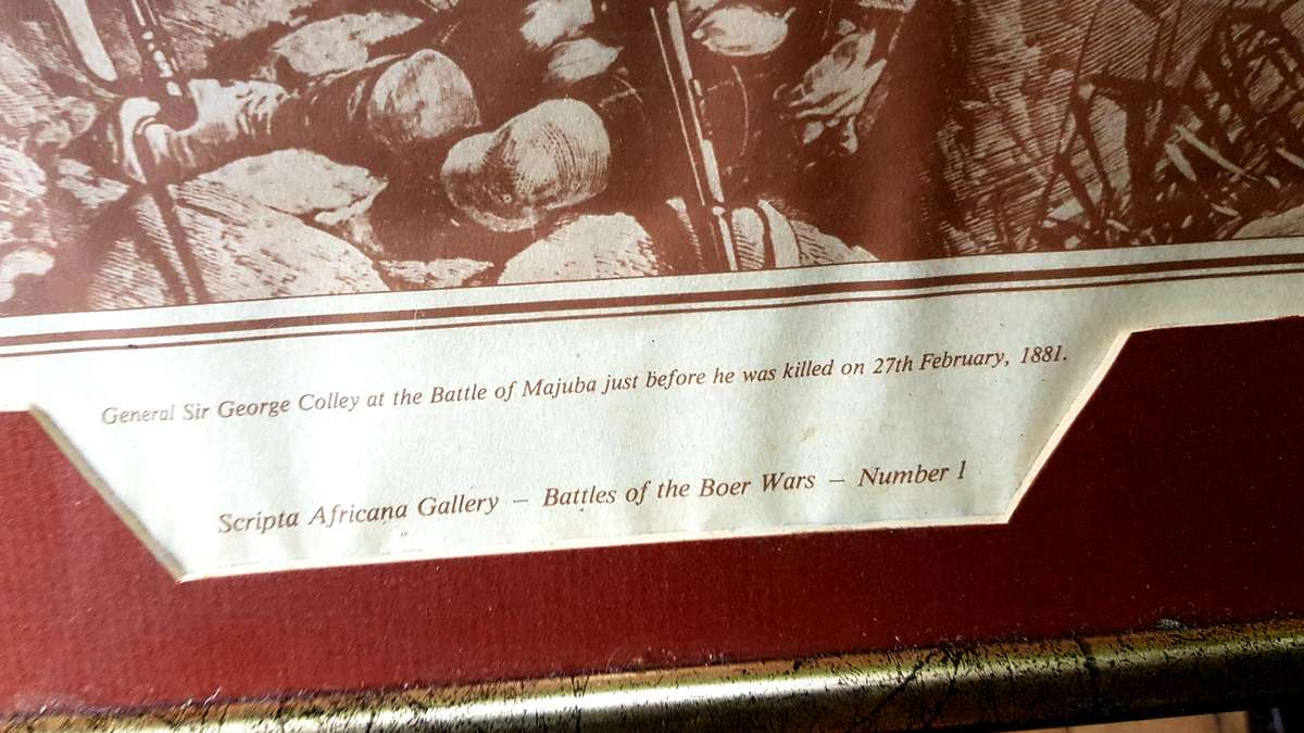 Battle of Majuba Hill Litho Print First Boer War