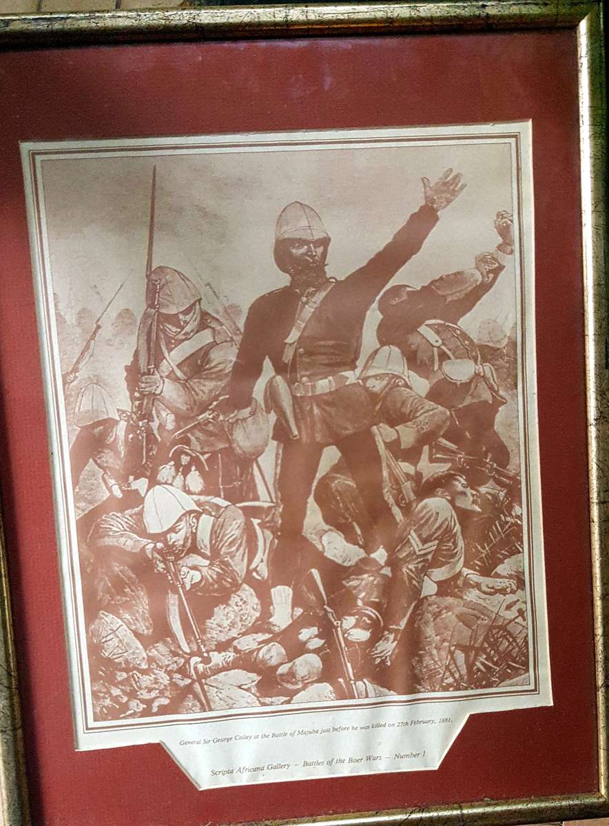 Battle of Majuba Hill Litho Print First Boer War
