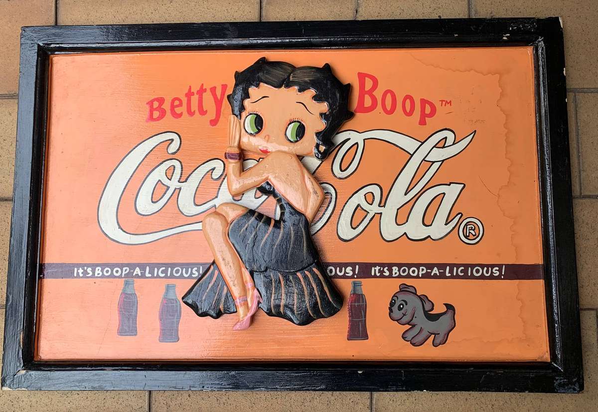 Betty Boop Coca-Cola Vintage wall decor