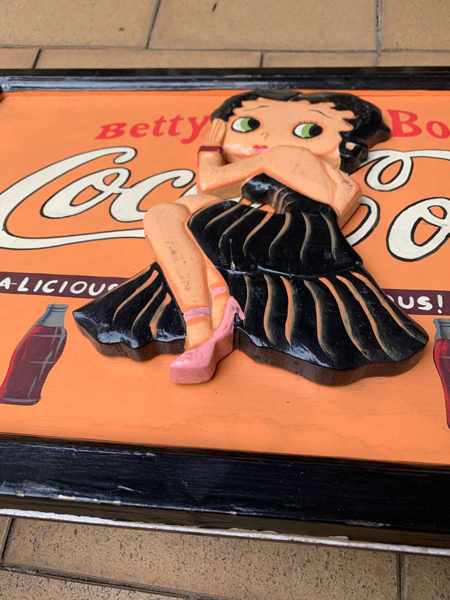Betty Boop Coca-Cola Vintage wall decor