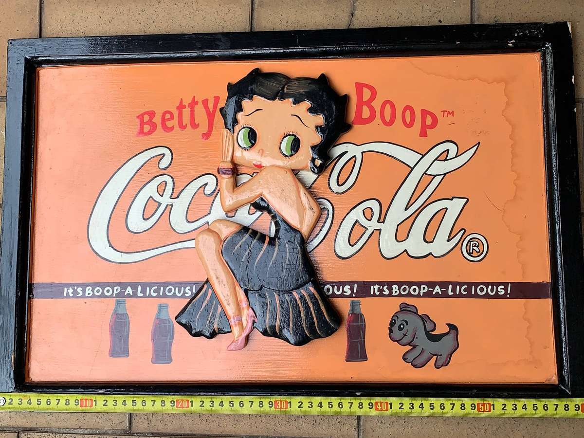 Betty Boop Coca-Cola Vintage wall decor