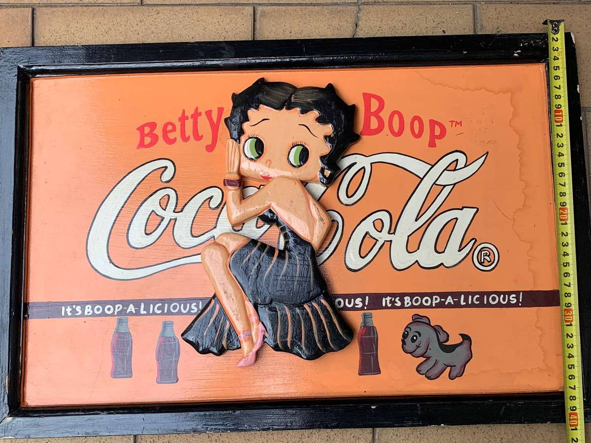 Betty Boop Coca-Cola Vintage wall decor