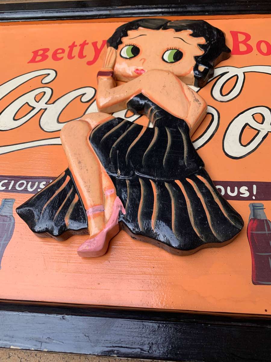 Betty Boop Coca-Cola Vintage wall decor