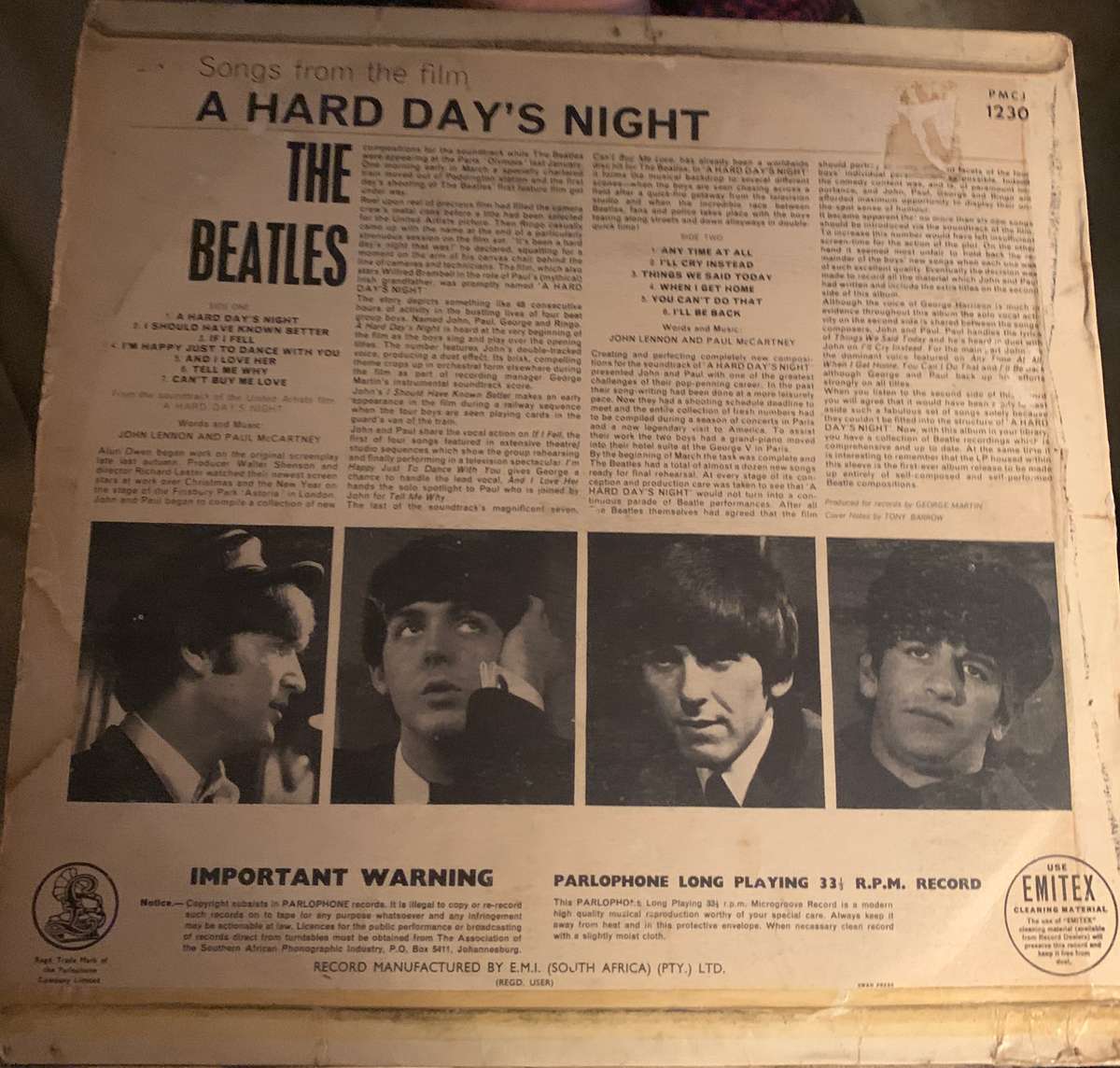 Beatles  A Hard Day`s Night