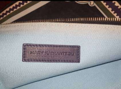 Leather Clutch Bag Mary Katrantzou