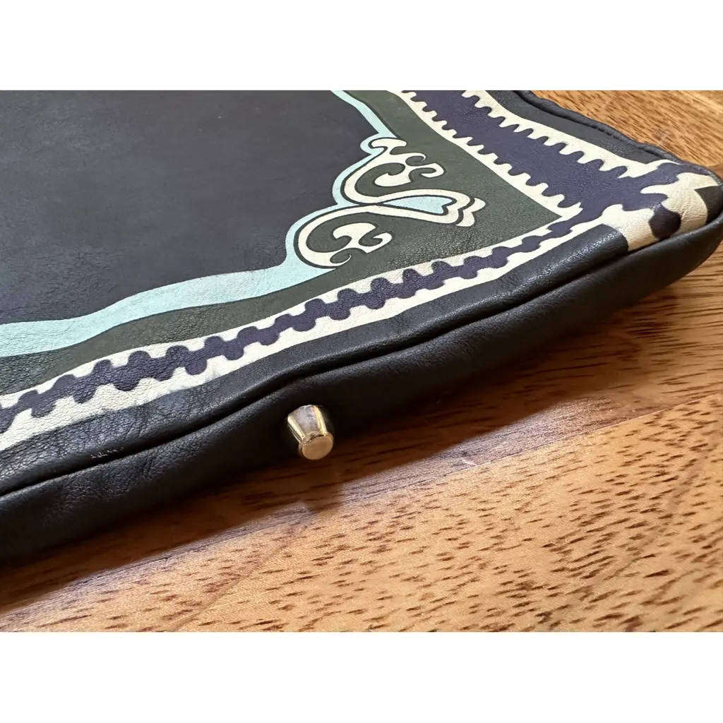 Leather Clutch Bag Mary Katrantzou