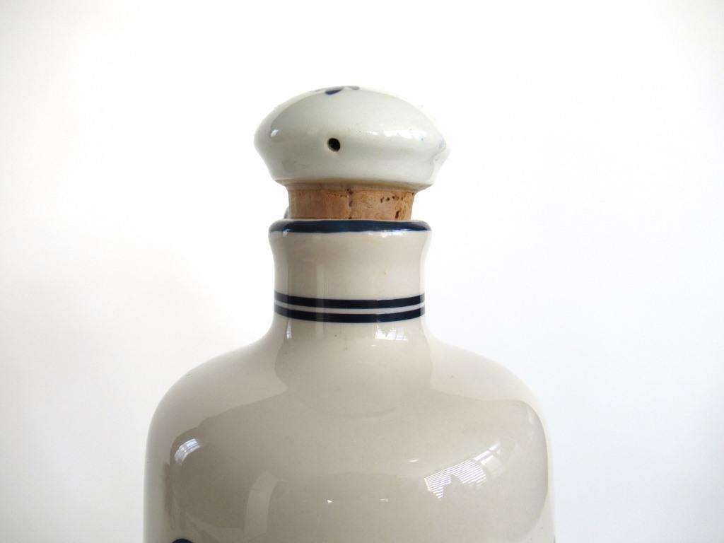Delft Blue Delft Stoppered Bottle Vintage