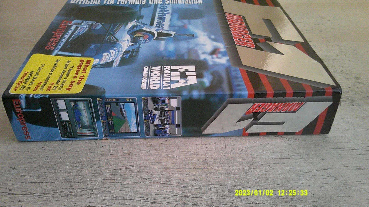 F1 MANAGER PC CD Rare