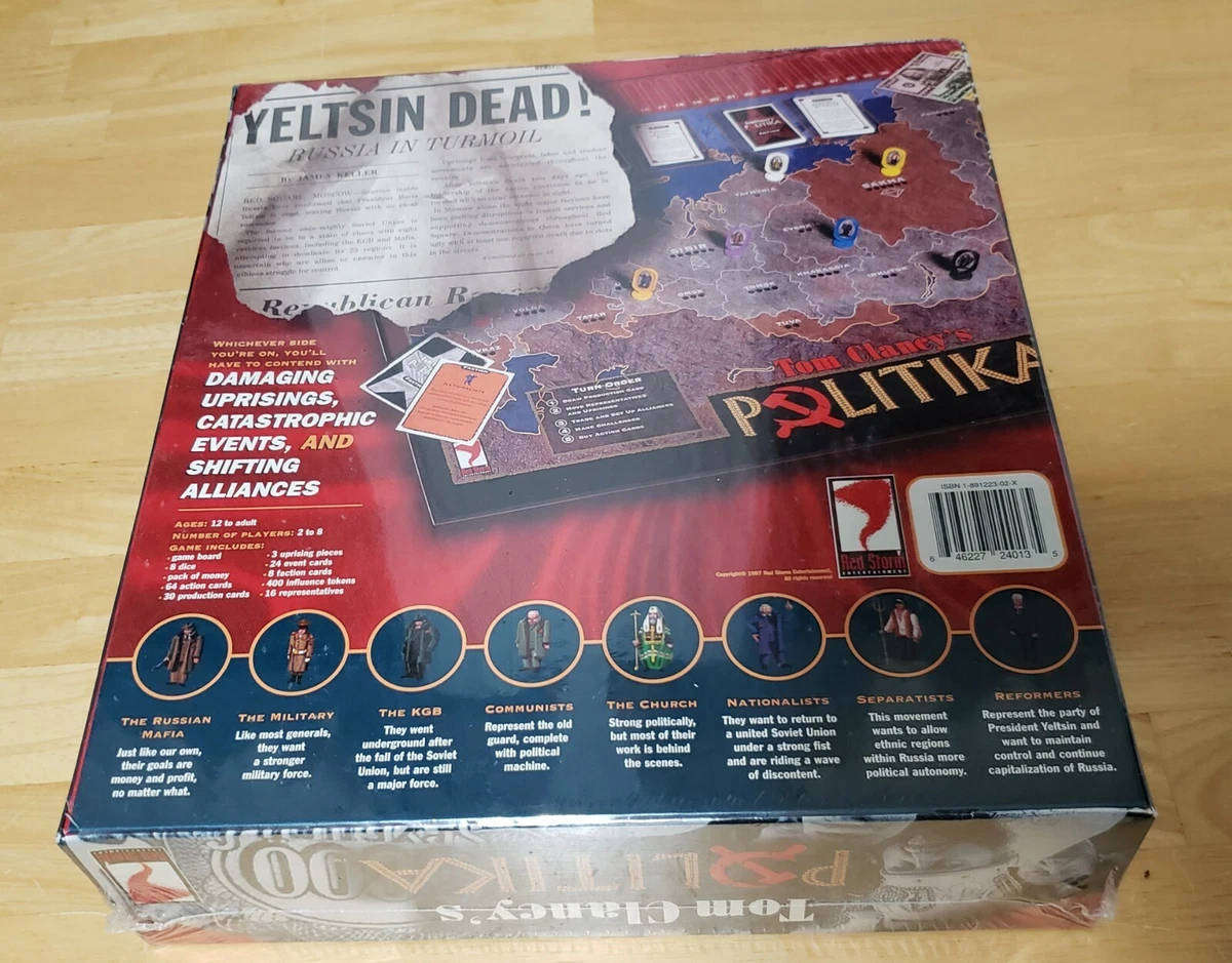 Tom Clancy's Politika Strategy Board Game