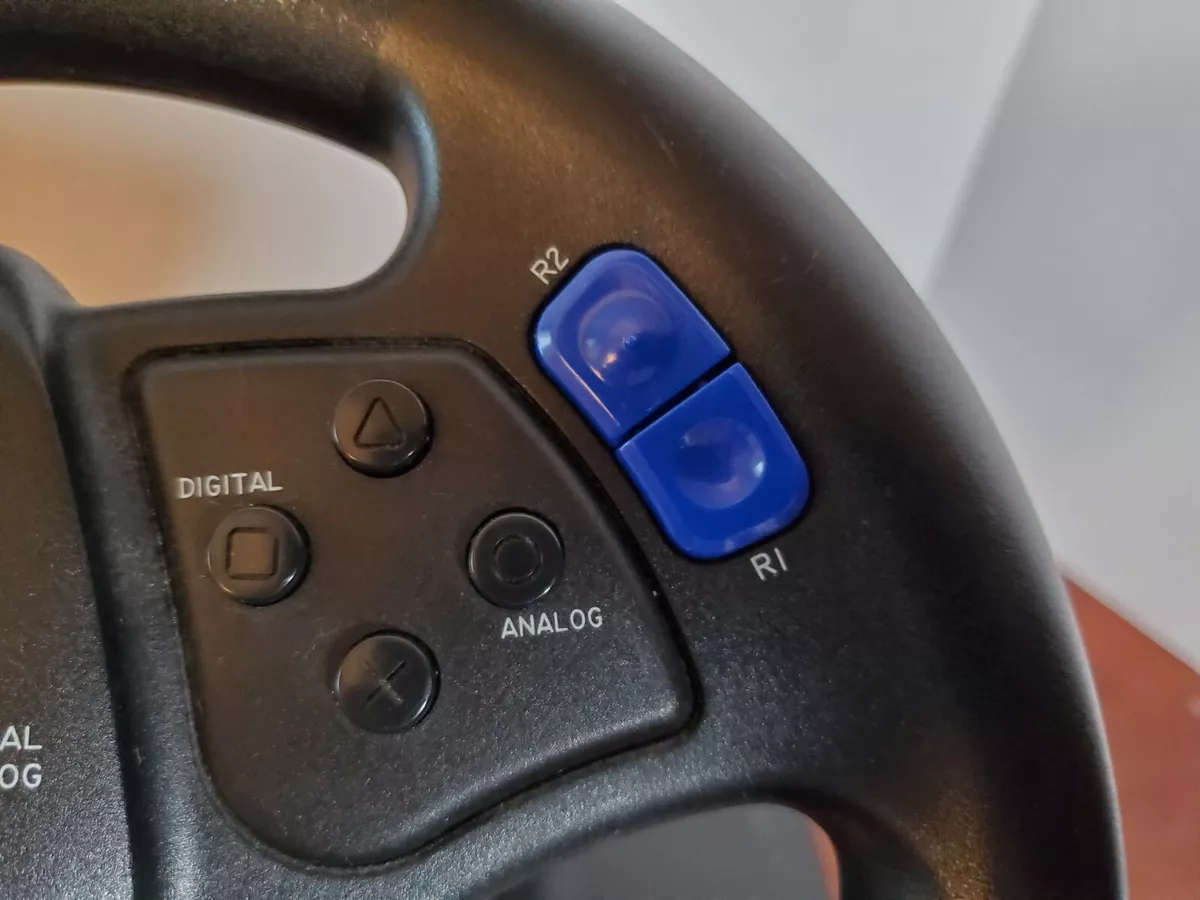 RACING WHEEL 2 Sony PS1 PS2 Steering Controller PS1 PS2