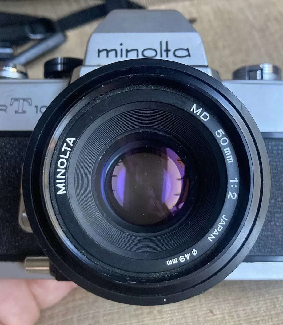 Minolta Camera 35mm SRT 101 SLR Film Camera F/1.2 Lens