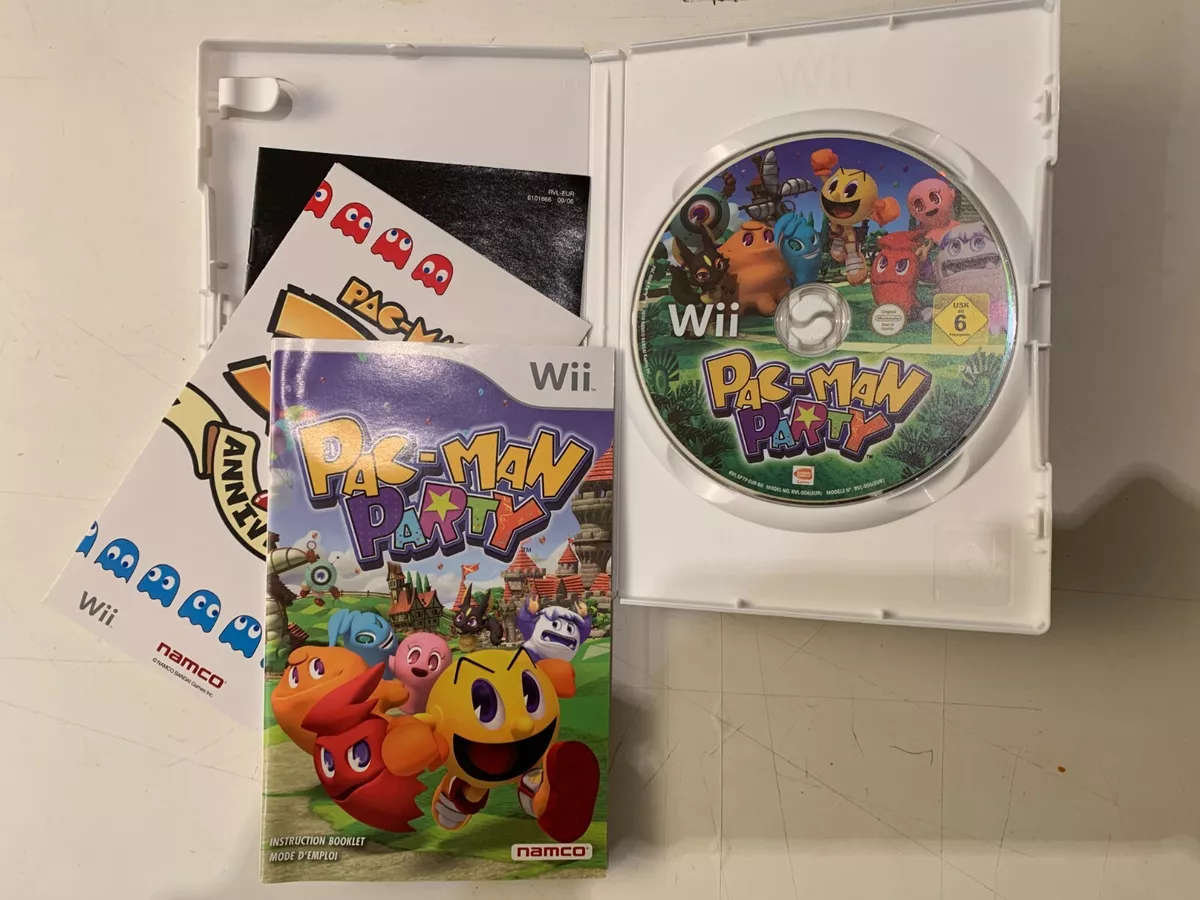 Wii Pac Man Party Wii Poster