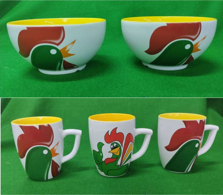 Collectors Kelloggs 2xbowls and 3xmugs