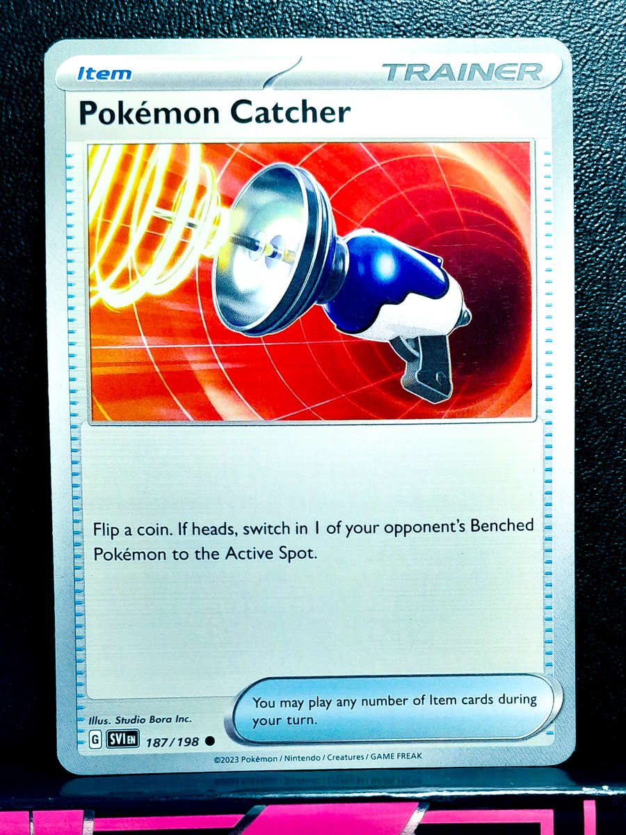 Pokemon Card - Pokemon Catcher 187/198 - Trainer - Scarlett & Violet Base Set