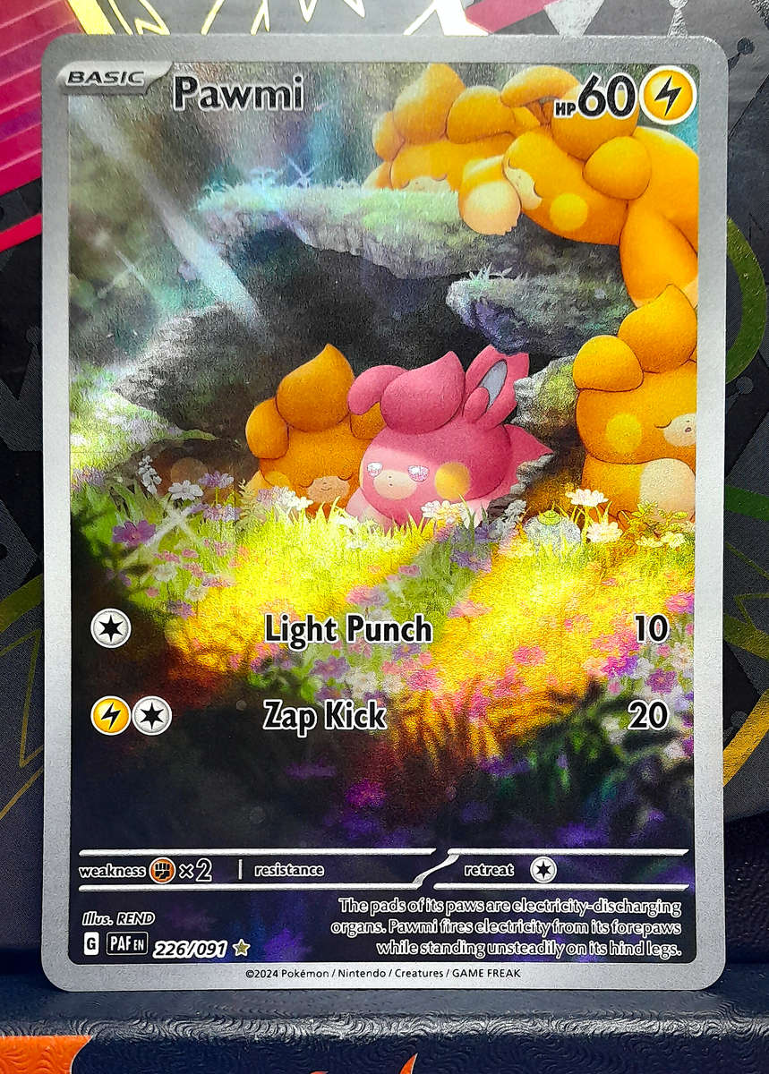 Pokemon Card - Pawmi 226/091 - Illustraition Rare - Paldean Fates