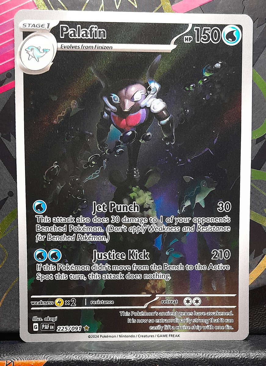 Pokemon Card - Palafin 225/091 - Illustraition Rare - Paldean Fates