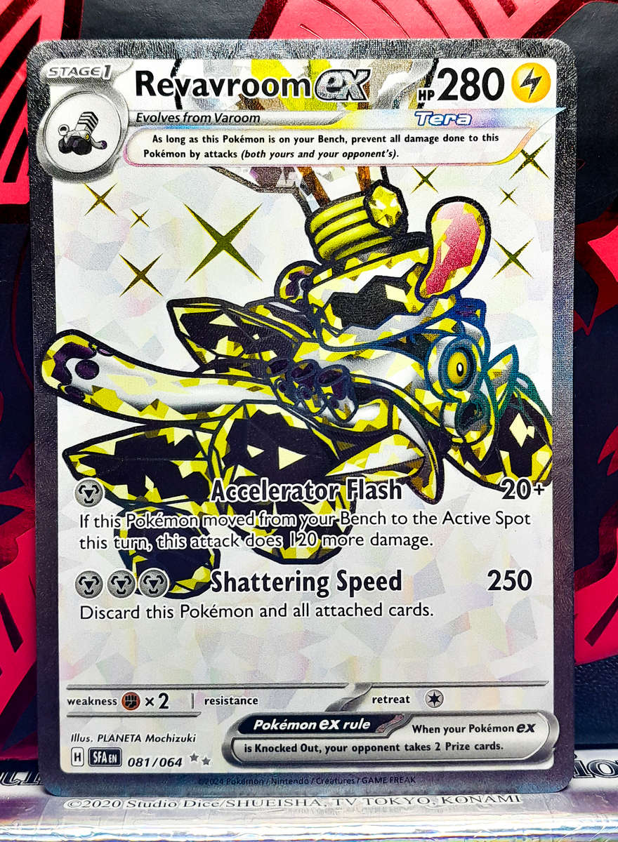 Pokemon Cards - Revavroom EX 081/064 - Textured Holofoil - Shiny Vault - Shrouded Fable (NM)