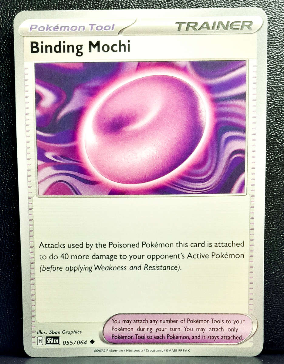 Pokemon Card - Binding Mochi 055/064 - Trainer - Shrouded Fable NM