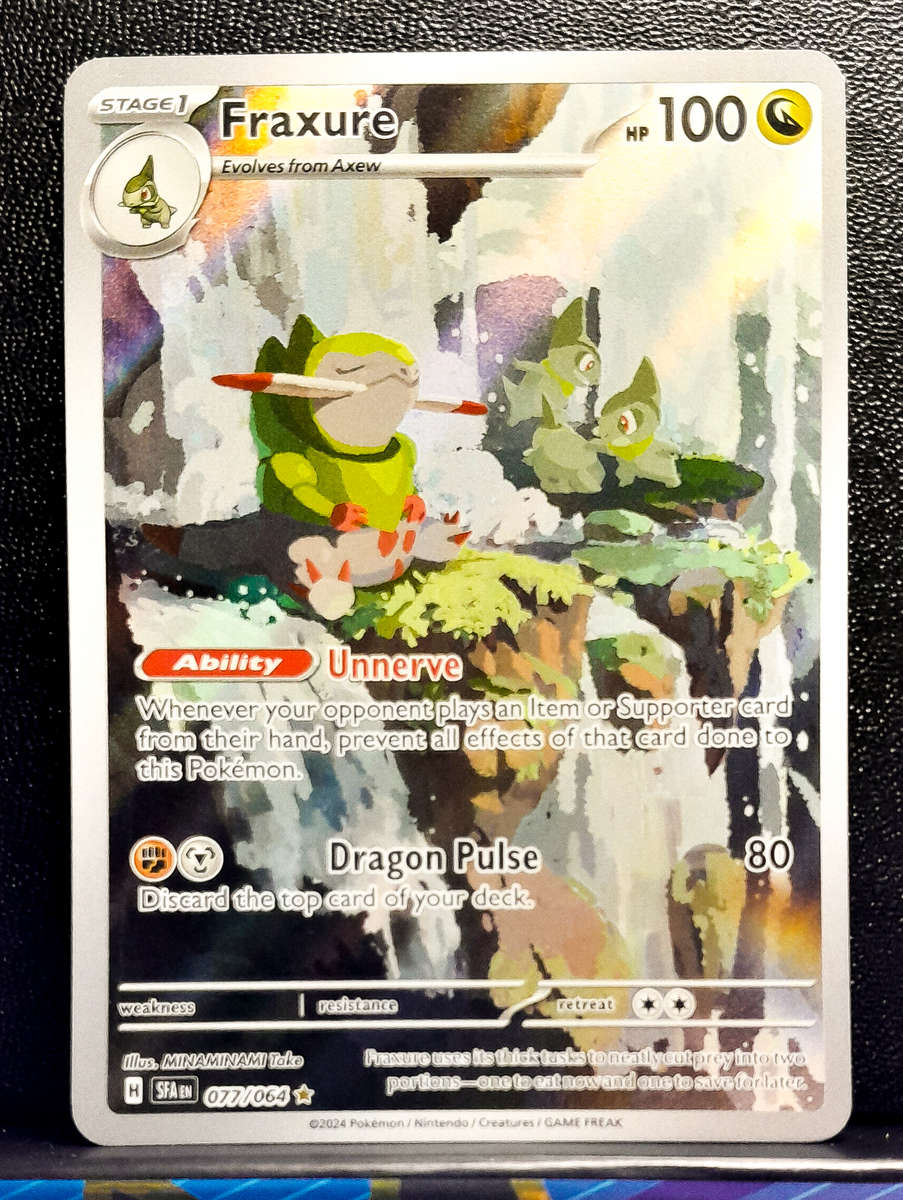 Pokemon Card - Fraxure 077/064 - Secret Illustraition Rare - Shrouded Fable NM