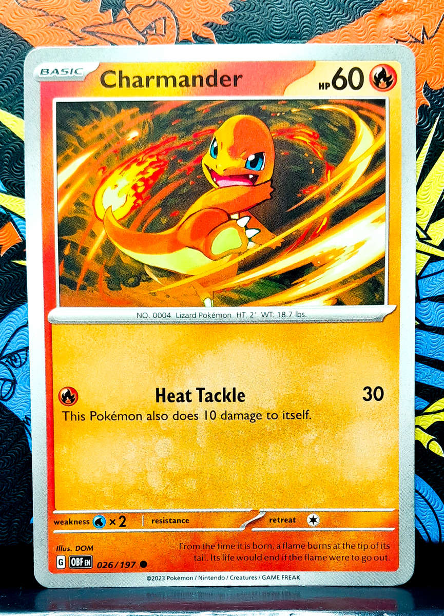 Pokemon Cards - Charmander 026/197 - Obsidian Flames