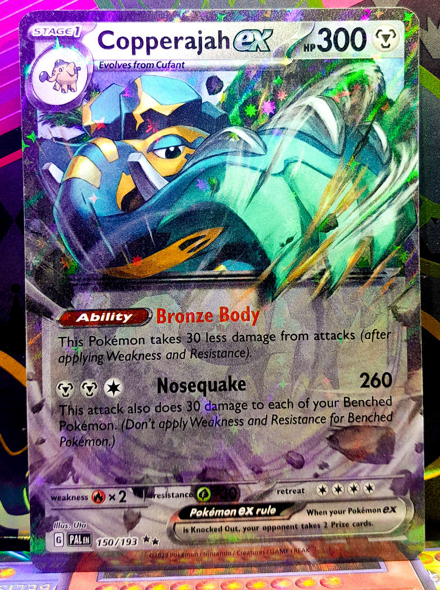 Pokemon Cards - Copperajah EX 150/193 - Holofoil Double Rare  - Paldea Evolved (NM)