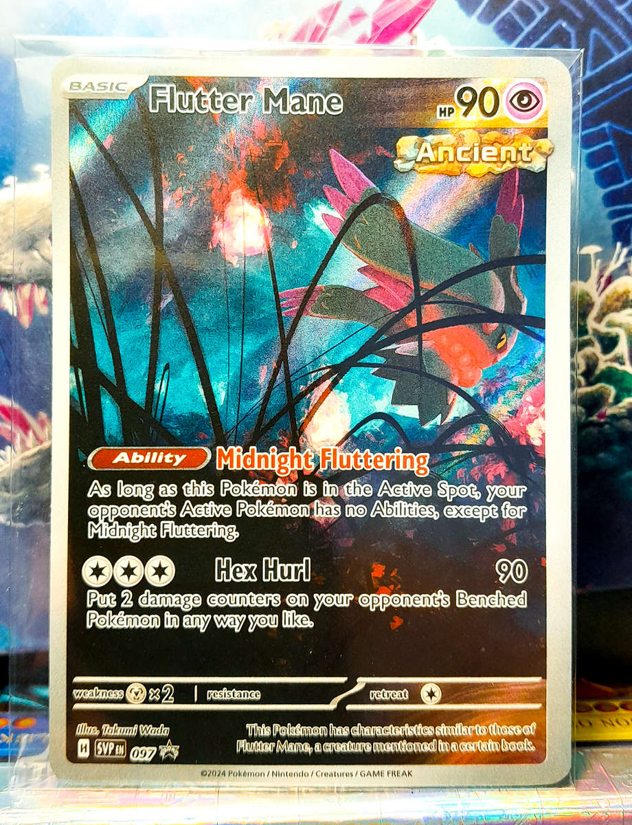 Pokemon Cards - Flutter Mane SVP097 - SEALED Scarlet & Violet Black Star Promo - NM