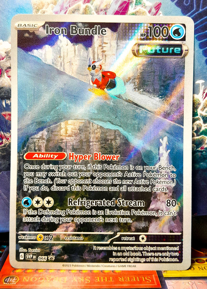 Pokemon Cards - Iron Bundle SVP066 -  Scarlet & Violet Black Star Promo - NM