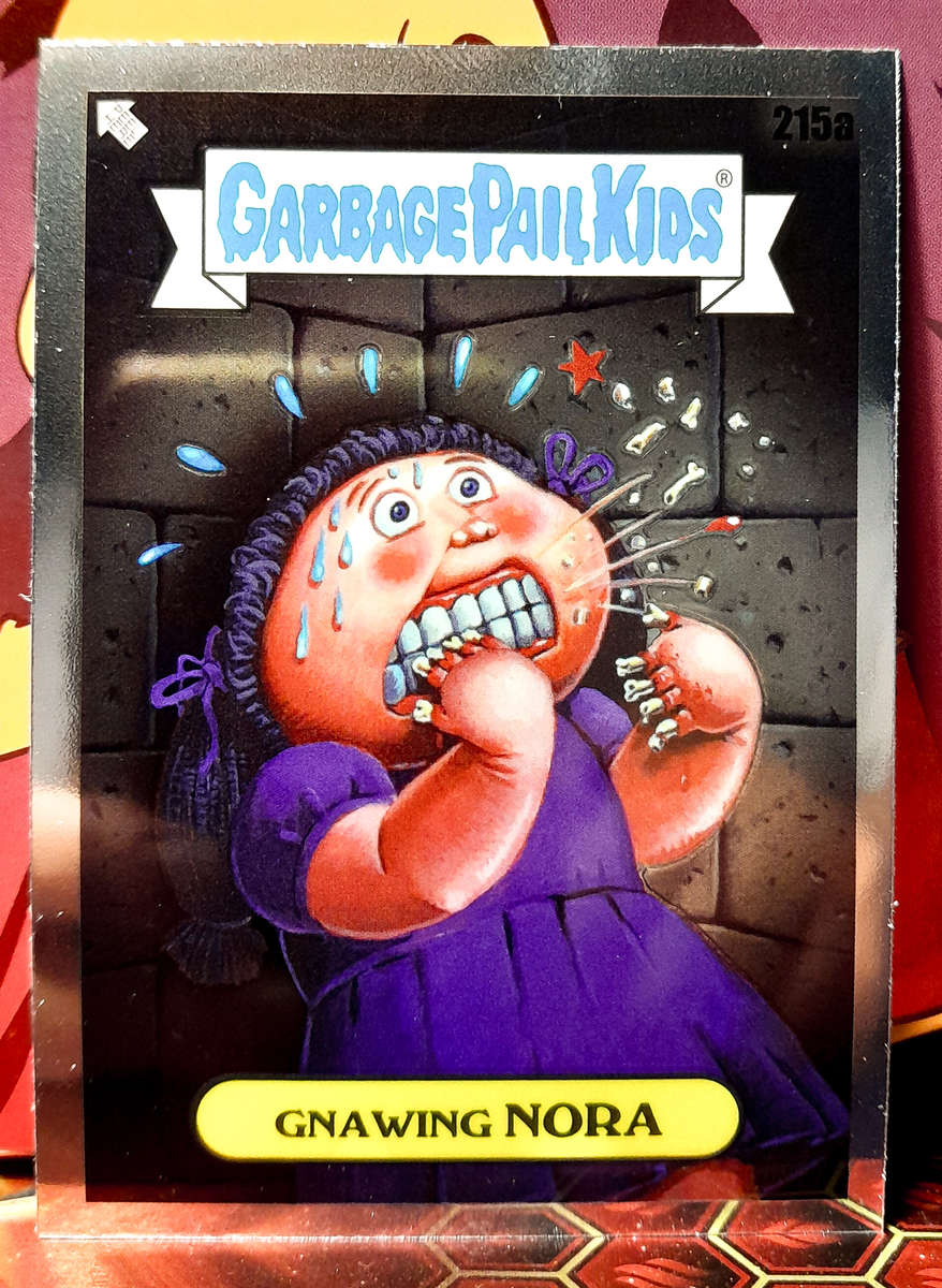Garbage Pail Kids -  Gnawing Nora 215a - Topps Chrome Series 6 - NM