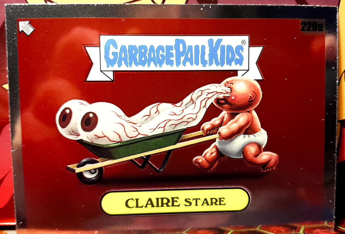 Garbage Pail Kids -  Claire Stare 229b - Topps Chrome Series 6 - NM