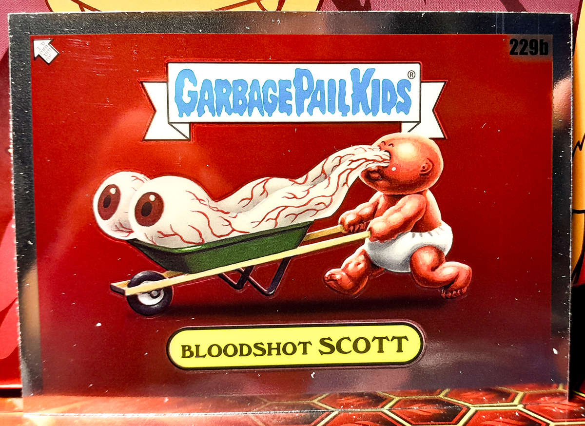 Garbage Pail Kids -  Bloodshot Scott 229b - Topps Chrome Series 6 - NM