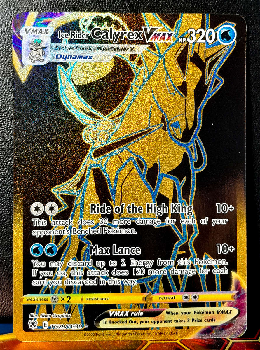 Pokemon Card - Ice Rider Calyrex Vmax TG29/TG30 - Trainer Gallery - Astral Radiance NM
