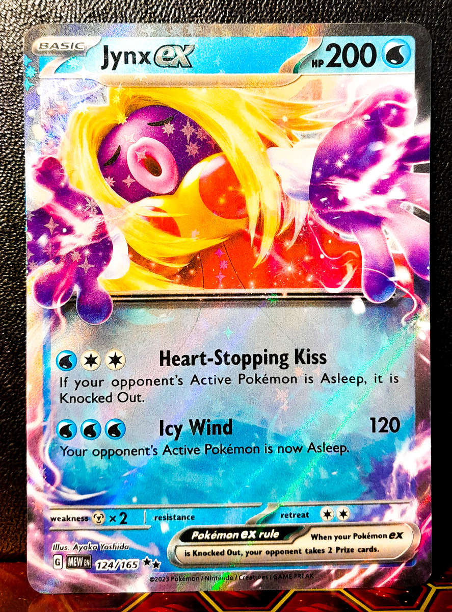 Pokemon Card - Jynx 124/165 - Holofoil Double Rare - Pokemon 151 - NM