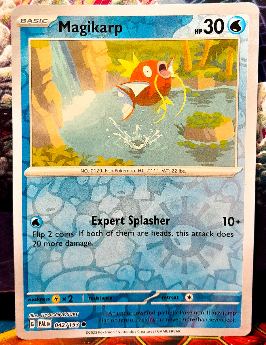Pokemon Card - Magikarp 042/193 - Reverse Holo - Paldea Evolved NM